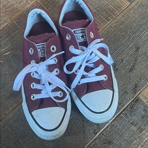 Converse Kids' Burgundy Sneakers